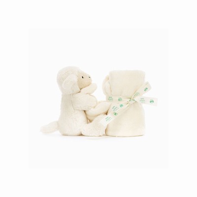 Jellycat Bashful Lamb Soothers New Zealand | CPVQS4305